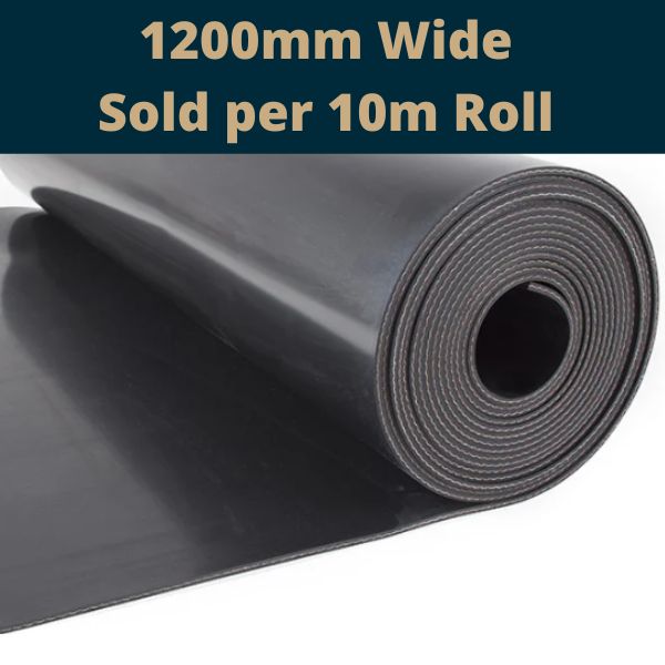 Poly Rubber 1200mm Wide - 10m Roll (3mm)