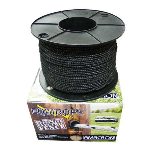 EQUIROPE PET Electric Rope 6mm x 500M BLACK