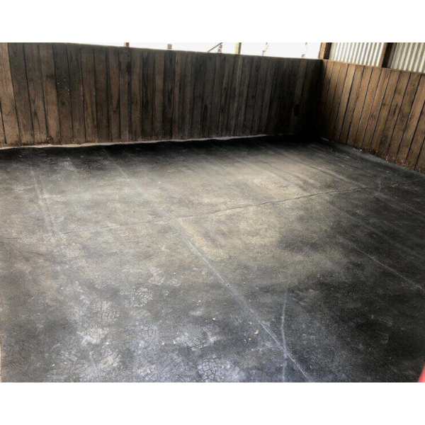 Semi-cured sticky rubber stable mat, 14mm thick