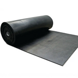 Rubber Wall Mat Flat Base 8mm Thick X 1.6m Wide